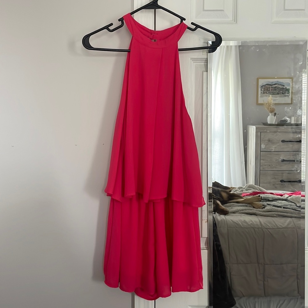 Pink Halter Romper, Size M, Great Condition